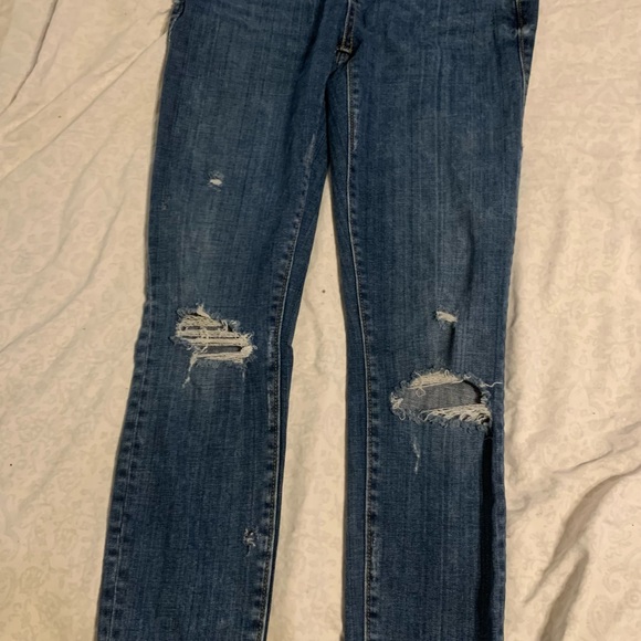 Women’s size 26 Mid rise True religion, bought them cut up  . Love them. - Picture 3 of 14